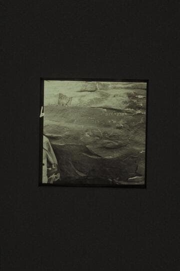 Brown Inscription. Mile 12 in Marble Canyon