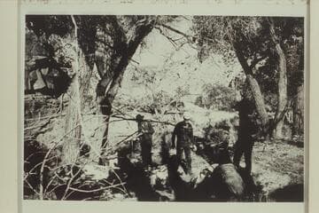 Camp near the upper end of the deep part of Horsethief Canyon