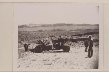 Placer equipment in operation at Red Canyon by the Gerhart family