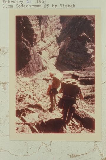 Down trail to Vulcan Rapid