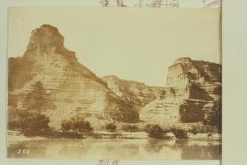 Short side canyon at Mile 87.6 right bank in Desolation Canyon. Mouth of Temple Canyon