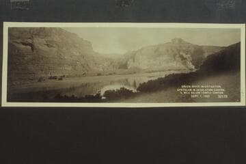 Green River Investigation: Upstream in Desolation Canyon, 1/4 Mile below Temple Canyon
