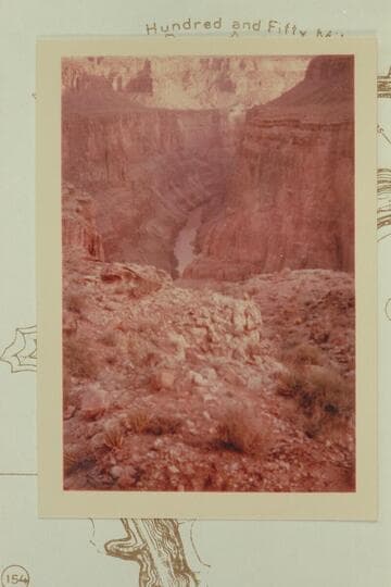 Down from below mouth of Sinyala Canyon