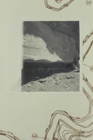 D. Julien inscription in Hell Roaring Canyon, Mile 53 3/4