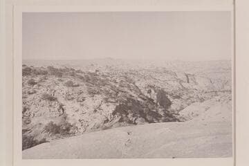 Southwest across Navajo Canyon from a point near Bahe House. Upper end of Little Finger Canyon