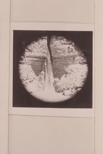 Deer Creek Falls. Preliminary gauge at Bright Angel Creek: 107,000 cfs