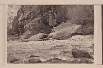 Lug Larsen in Triplet Rapid.  Low water