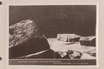 One of the kayaks of the French Trio in Ashley Falls, Red Canyon.  The water is very low