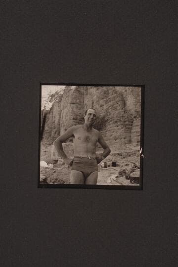 Ole Claude. Claude Nichols at Supai Creek