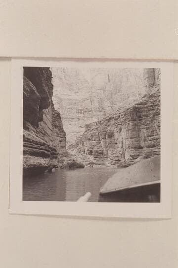 The lagoon in Supai Creek looking toward the river