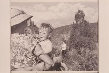 Little Browns Hole.  Mrs. Burton and Ted or Larry