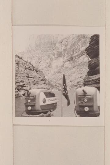 The lagoon at Supai Creek over the stern of the "Bootoo"