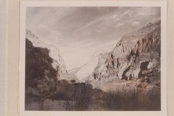 Downstream from Camp above lava Falls. Lava Falls area, Mile 178 1/2