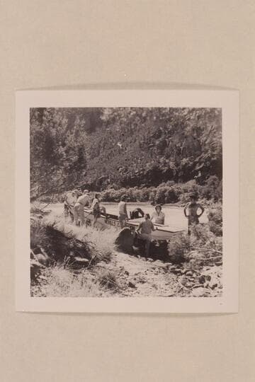 Laborious portage of the sadirons at Hells Half Mile