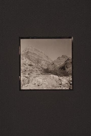 Side canyons at Granite Park. Fault line