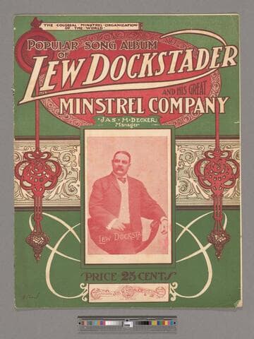 Popular song album of Lew Dockstader and his great minstrel company