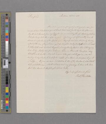 Shackleton, Richard. Letter to Elizabeth (Pim) Pike