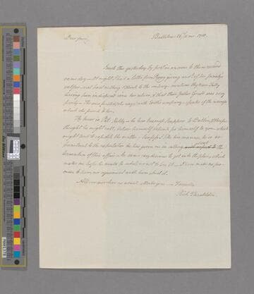 Shackleton, Richard. Letter to Elizabeth (Pim) Pike