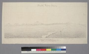 Plains of the Platte - View of lower end of Scott's Bluffs