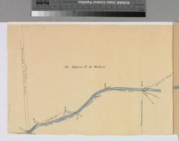 Rancho San Pedro : S73 (partition of 1884-1885, report of referees) - eastern boundary of Maria Dolores D. de Watson parcels