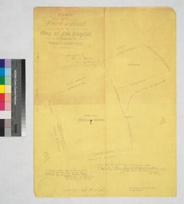 Plan of a Tract of Land.; Matthew Keller, Esq