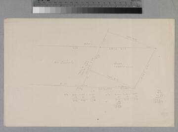Quirolo : sketch map of Dixon & Quirolo parcels