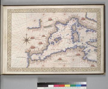 Portolan atlas, Italian : [cartographic material] : [manuscript]