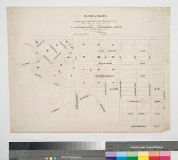 Subdivision of Lots 2 and 3 and Part of Lots 4 and 5 of Block 60