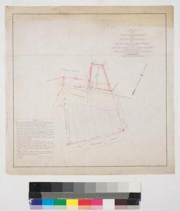 Plat of Tract of Land conveyed by Mrs. Marta Carbajal to Horace Binney Sargent, Trustee