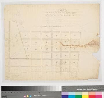 Map of the Mott Tract: Lands granted to the L.A. Canal & Reservoir Co
