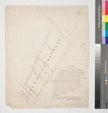 Plot of the Tract of Land of Barbara Machado