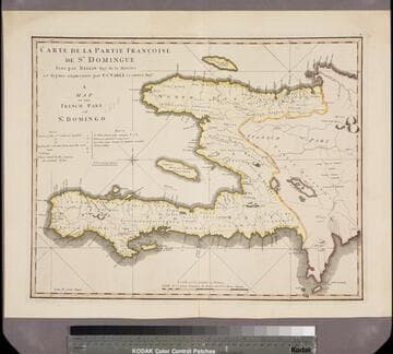 Carte de la Partie Francoise de St. Domingue