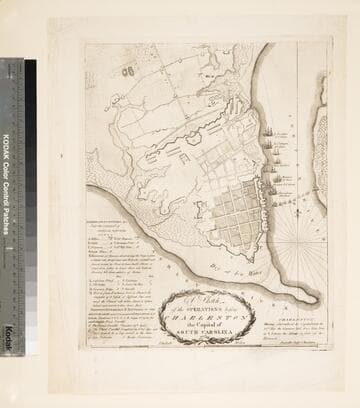 Sketch of the Operations before Charleston the Capital of South Carolina 1780