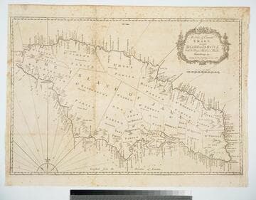 A New & Correct Chart of the Island of Jamaica. With its Bays, Harbours, Rocks, Surroundings &c