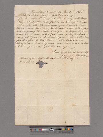 James P. Meadon letter to Dickinson & Shrewsbury
