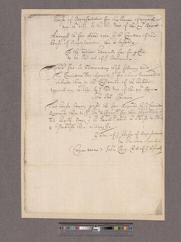 New York. General Assembly. House of Representatives. Proceedings of ye Assembly touching Fees