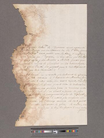 Thun, Franz Sigmund, Graf von. Letter to Charles II, King of England