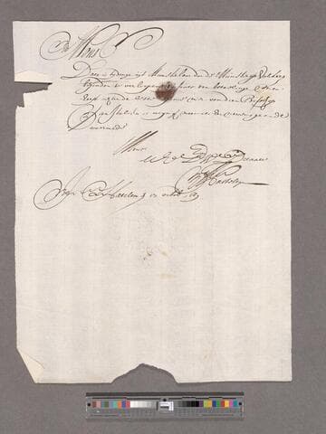 Casteleyn, [-----?]. Letter to William Blathwayt