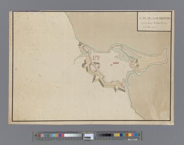 A plan of Louisbourgh [cartographic material] / taken by Capt. Richard Gridley ; drawn by Matt. Dixon, engineer
