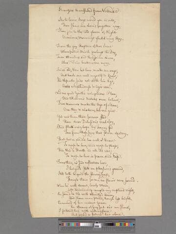 Voltaire, Francois Marie Aronet. Stanzas translated from Voltaire: [a poem in 9 stanzas of 4 lines each]