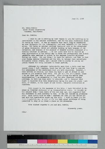 Astronomer Nicholas Mayall