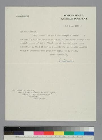 Philip Henry Kerr writes to EPH