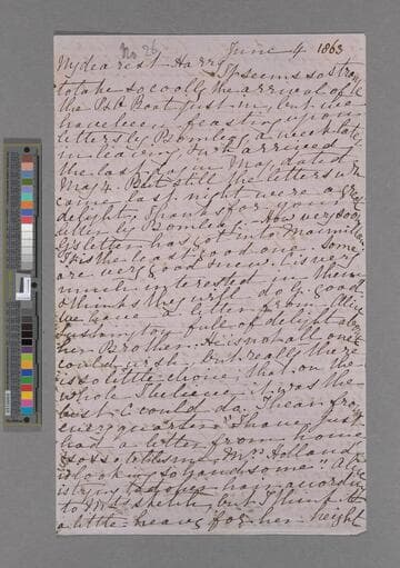 Hannah More (Macaulay) Trevelyan, Lady. Letter to Henry Thurston Holland, after Viscount Knutsford