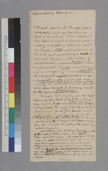 Thomas Jefferson letter to Sidney Edwards Morse