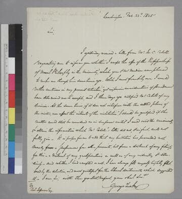 George Tucker, Washington, D.C., letter to Thomas Jefferson