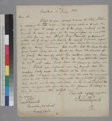 James Pleasants, Goochland, letter to Thomas Jefferson