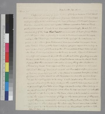 Thomas Jefferson, Monticello, letter to John Wayles Eppes