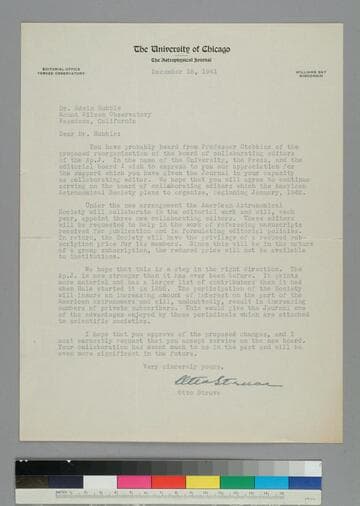 Otto Struve of the University of Chicago