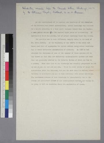 Introduction of EPH by William Michael Herbert Greaves