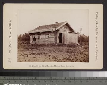 36. Possibly the First Moravian Mission House in Alaska